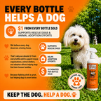 $1 from every Stank Dawg bottle supports rescue dogs and animal adoption efforts
