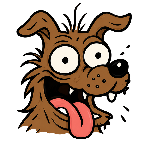 Stank Dawg cartoon dog mascot